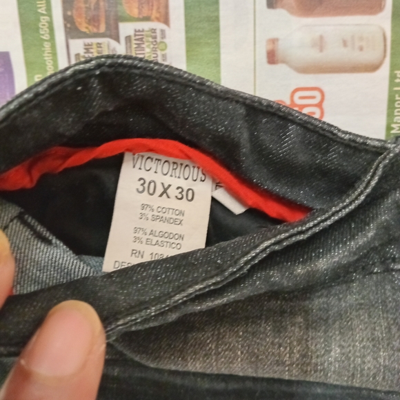 Men's Victorious Extra Slim Fit Jeans 30×30 - Picture 6 of 8